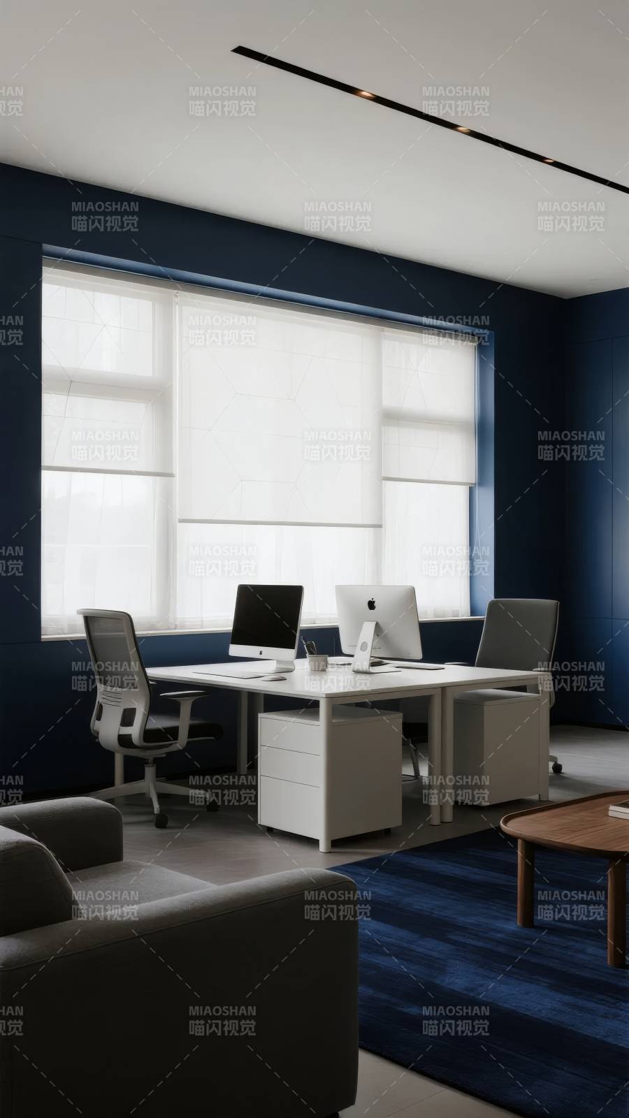 现代简约办公空间图片