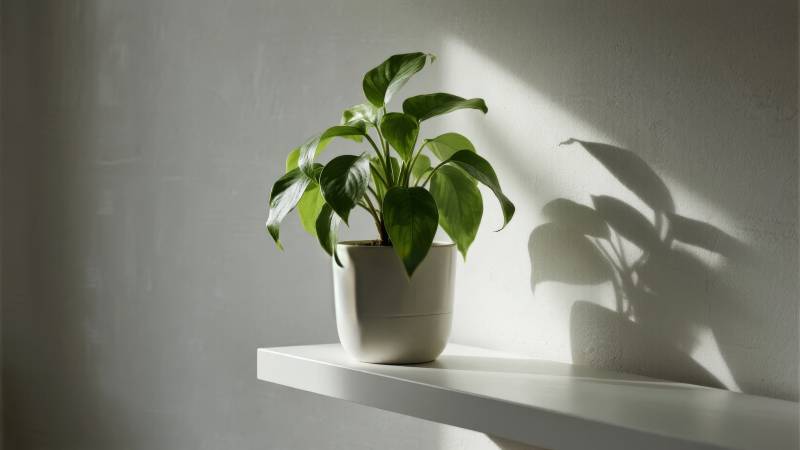 绿植光影静谧美图片