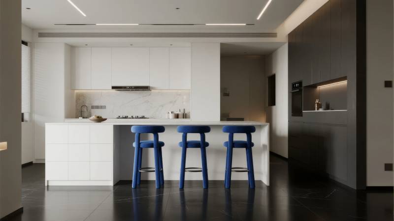 现代简约厨房设计图片