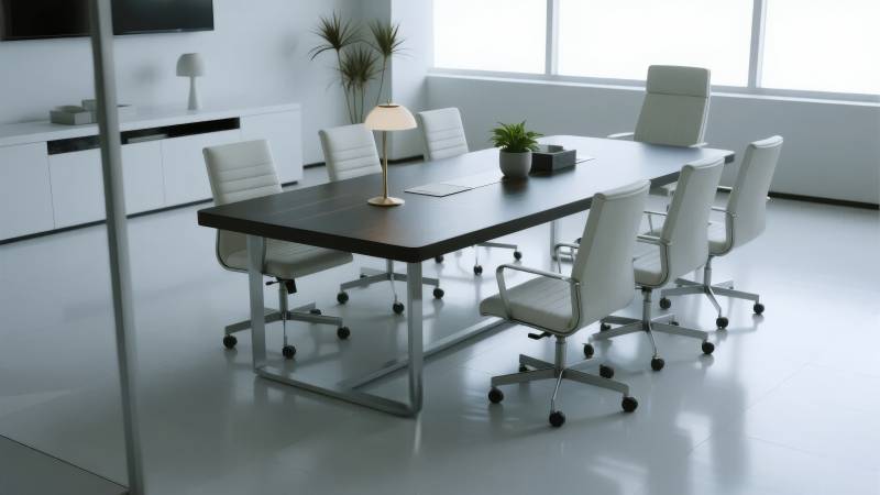 现代简约会议室图片