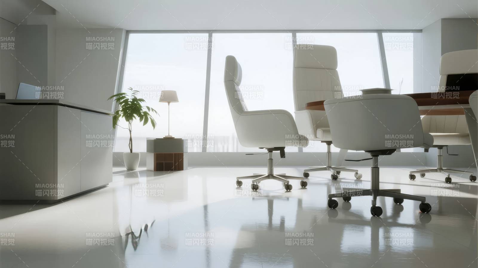 现代简约办公室图片