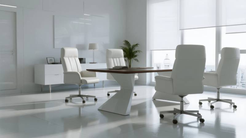 现代简约会议室图片