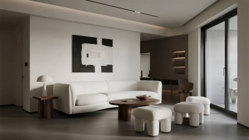 现代简约客厅设计图片