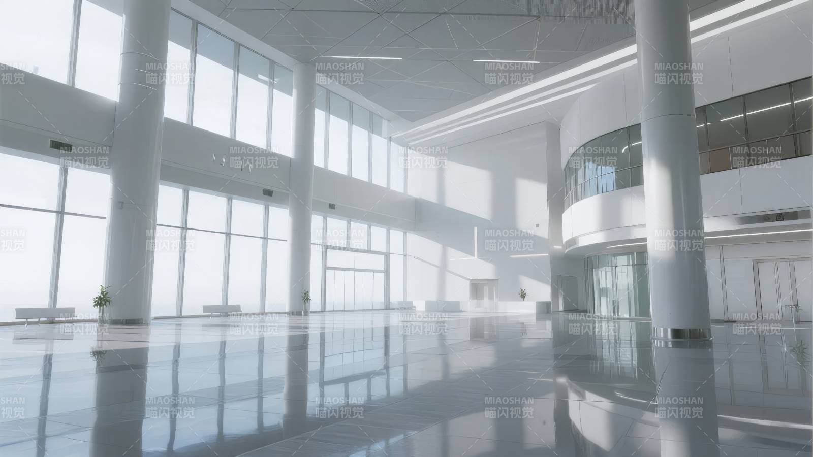 现代建筑大厅图片
