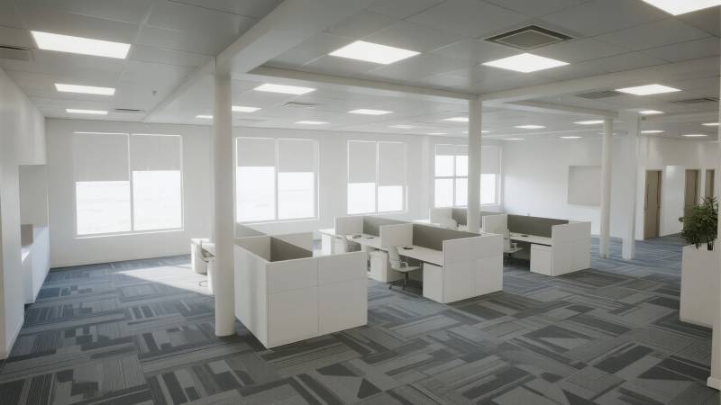 现代简约办公空间图片