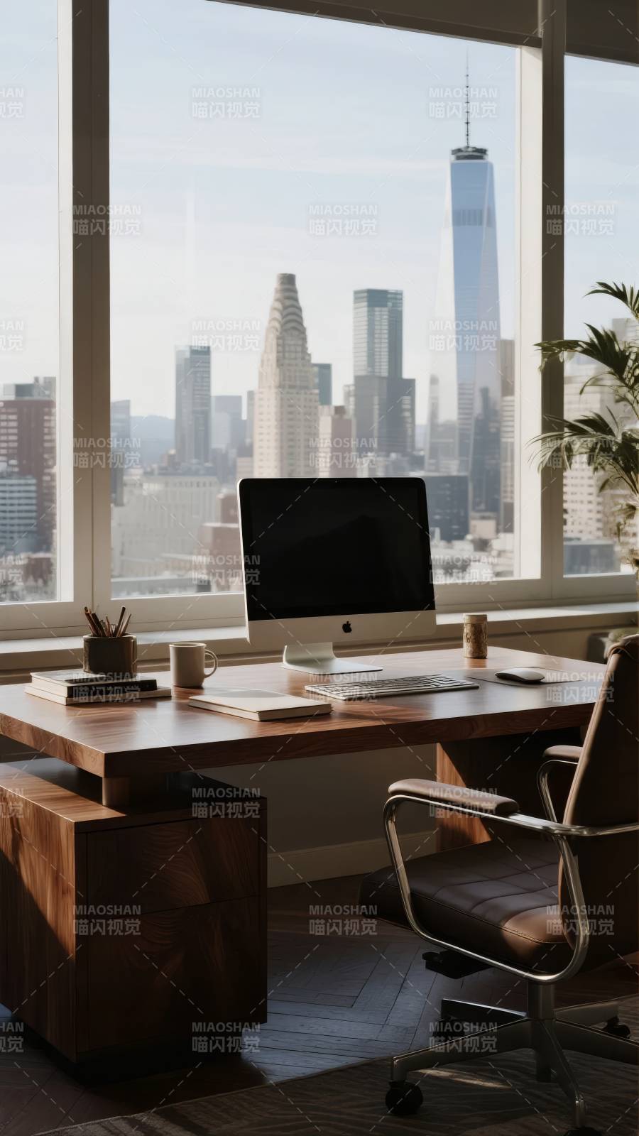 都市办公风景图片