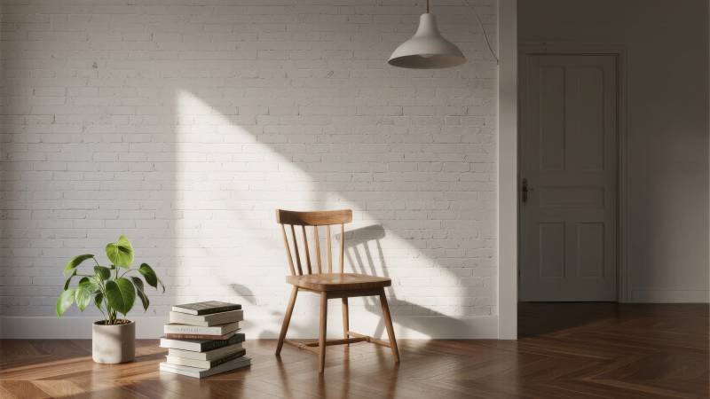 静谧角落 光影相伴图片