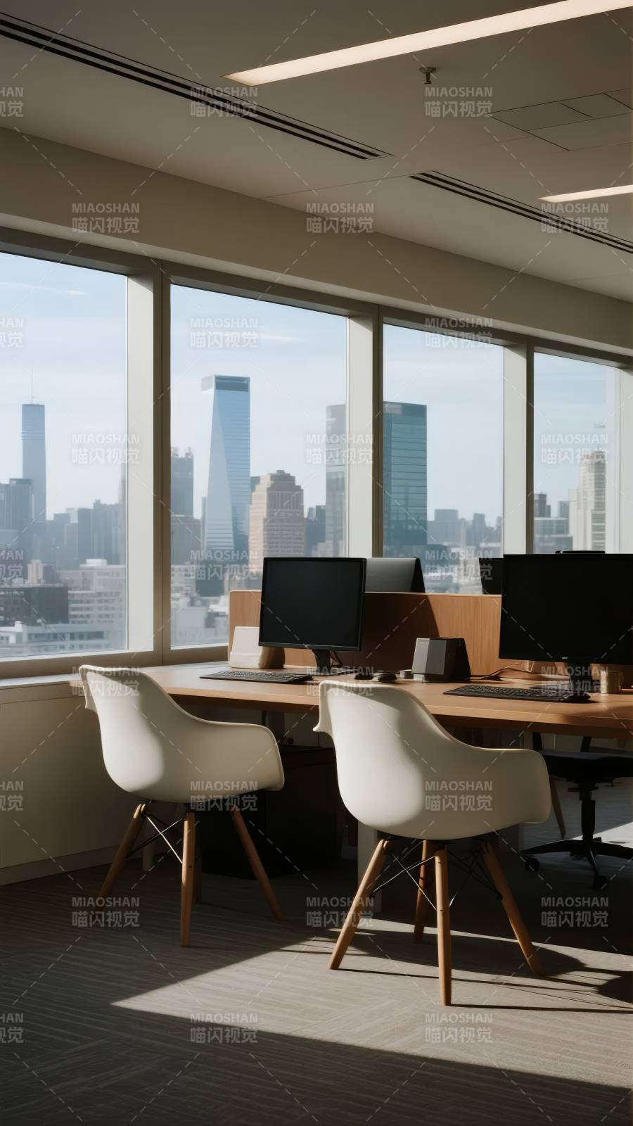 都市办公风景图片
