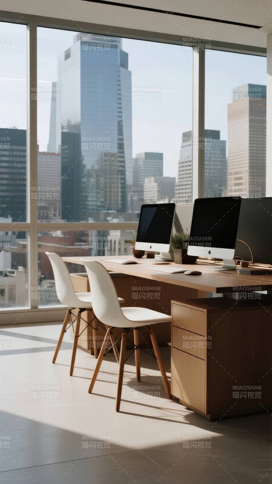 都市办公风景图片