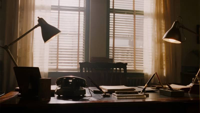 书房静谧时光图片