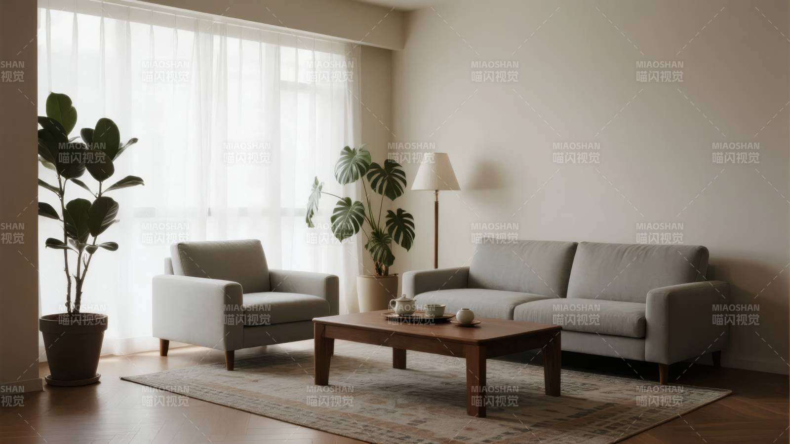 简约客厅布置图片