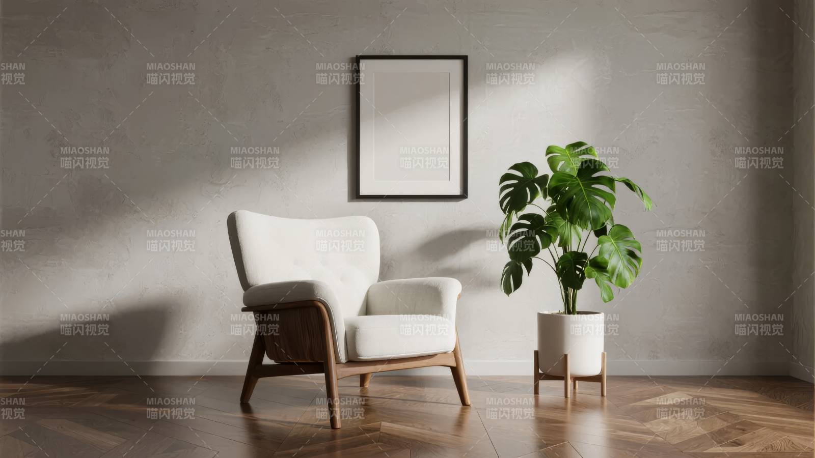 简约客厅一角图片