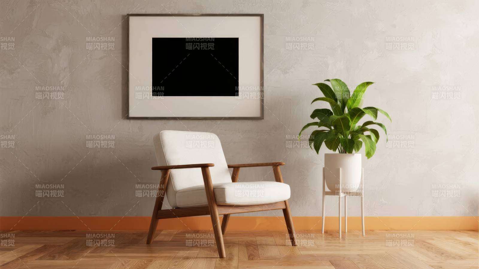 简约客厅一角图片