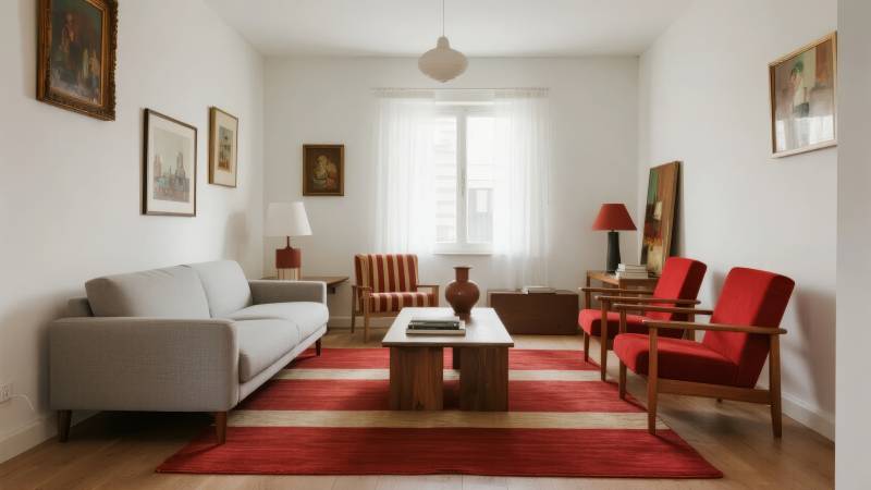 现代客厅布置图图片