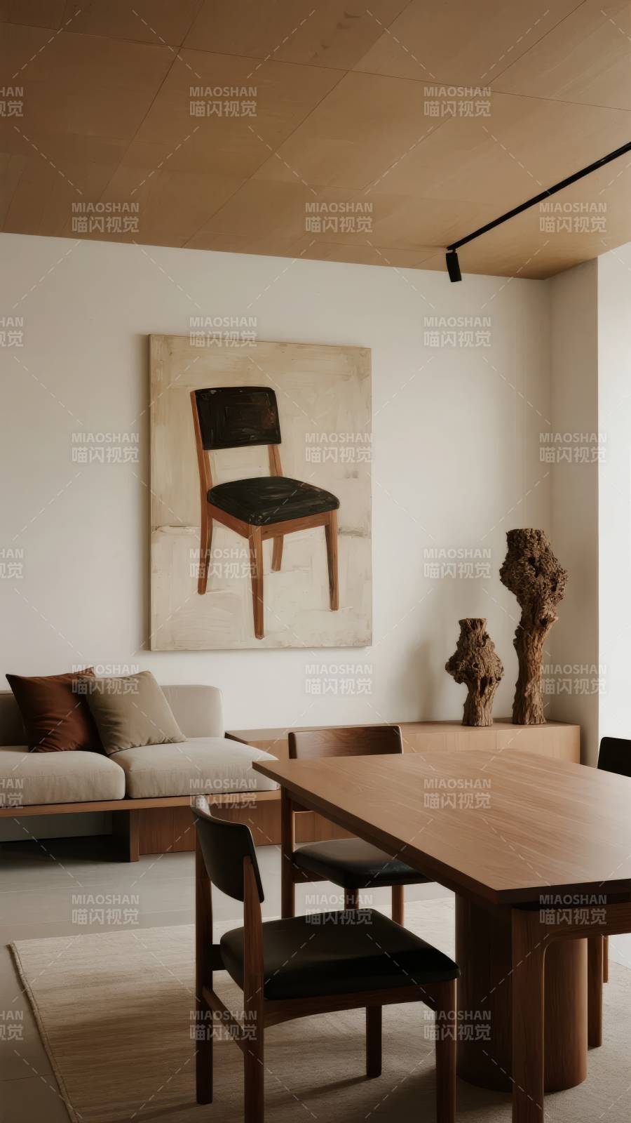 简约木质家居空间图片