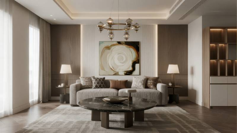 现代简约客厅设计图片