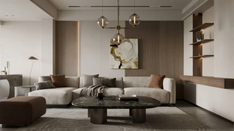 现代简约客厅设计图片