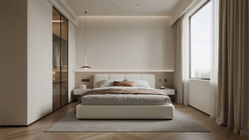 现代简约卧室设计图片