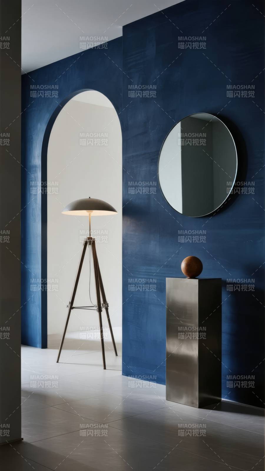 深蓝空间艺术感图片