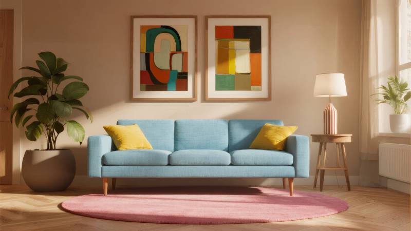 温馨客厅布置图片