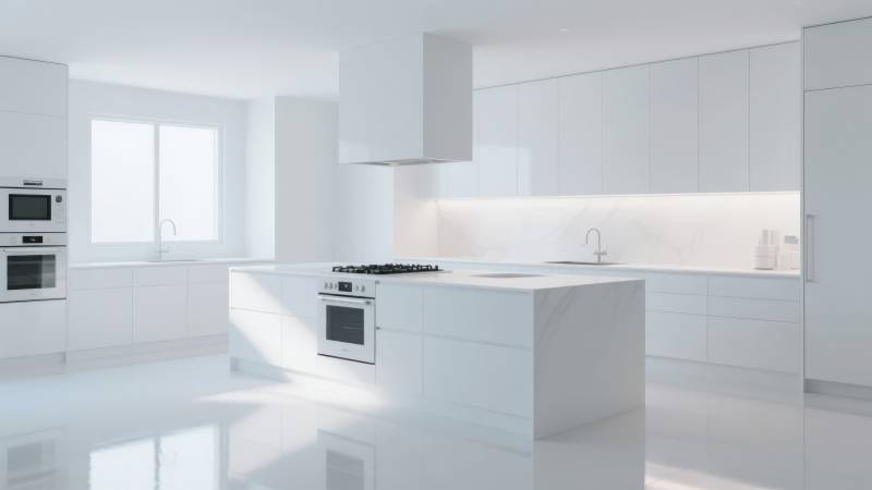 现代简约厨房图片