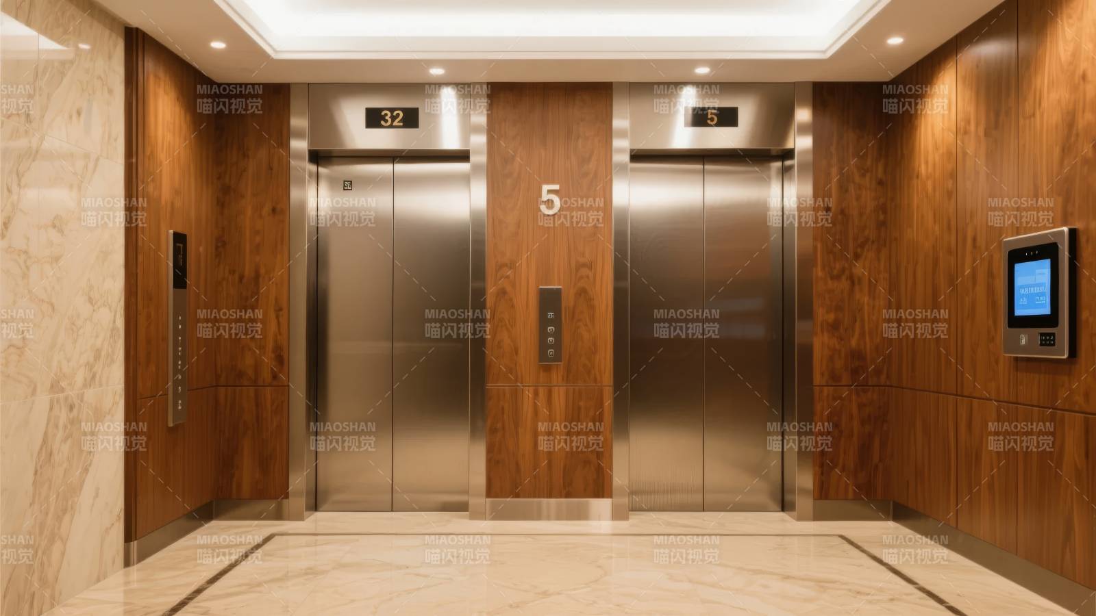 豪华电梯厅图片