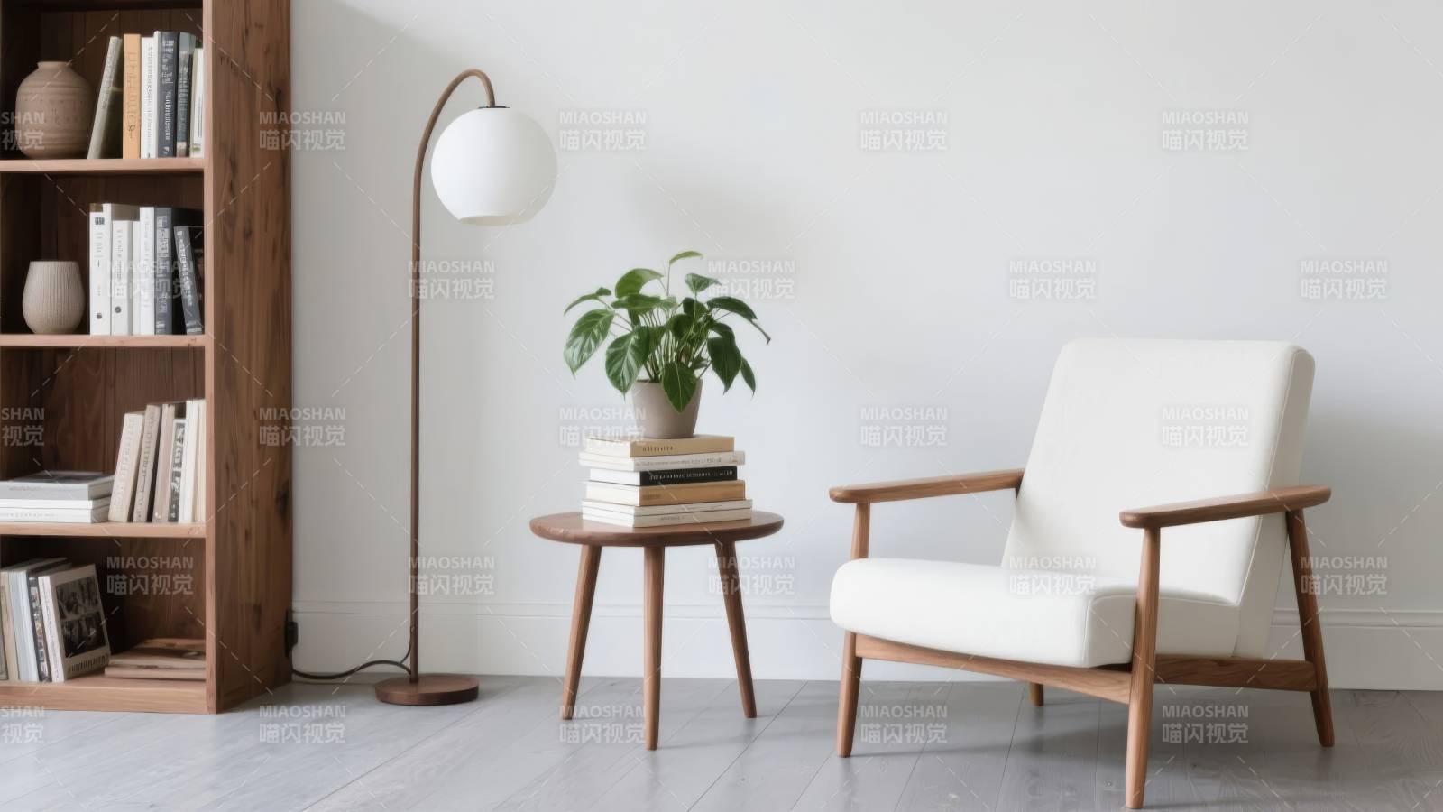 简约客厅一角图片