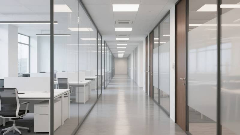 现代办公走廊图片