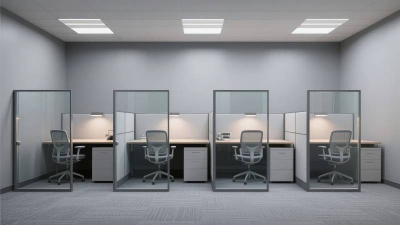 现代办公隔间设计图片