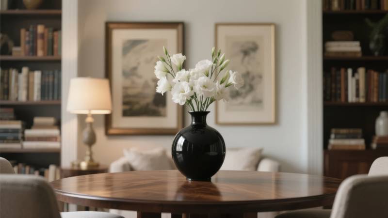 雅致书房一角图片