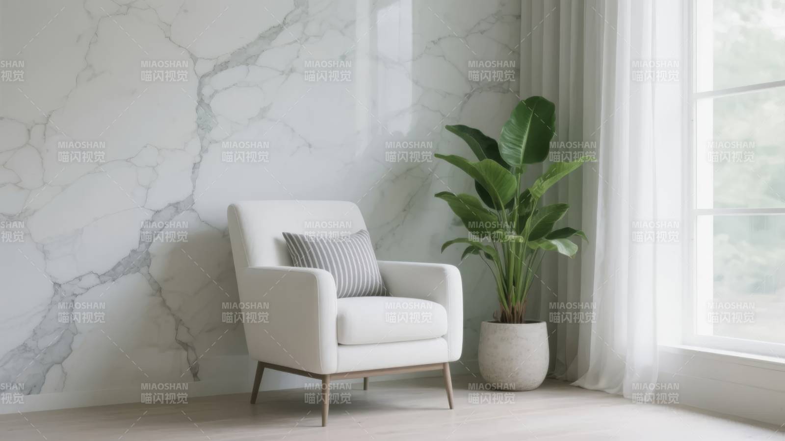 简约客厅一角图片