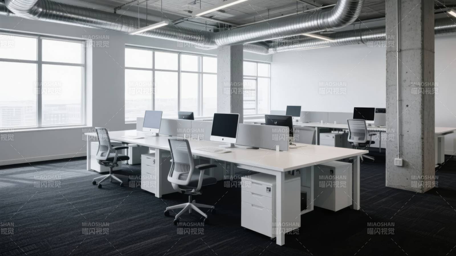 现代简约办公空间图片