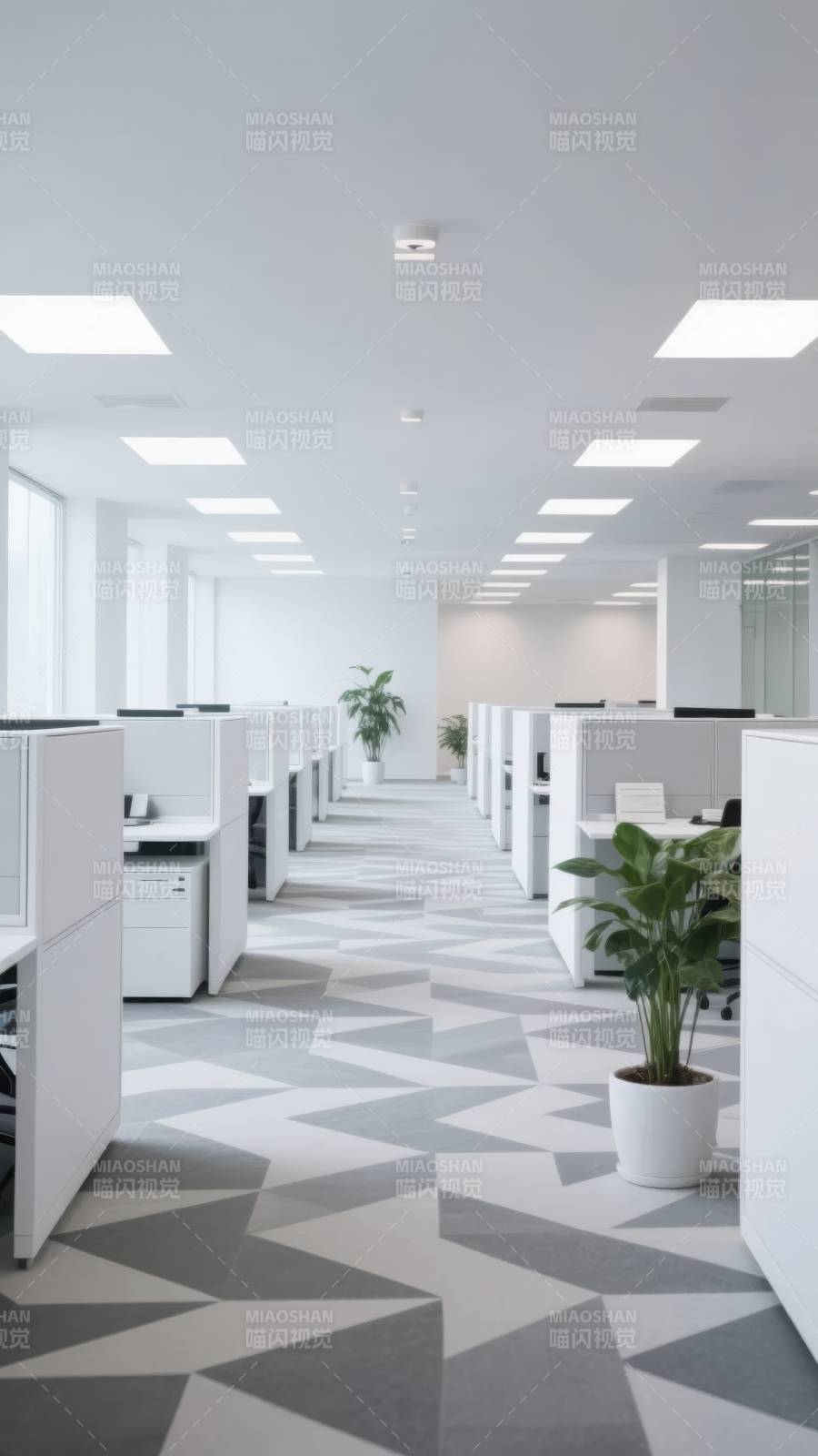 现代简约办公空间图片