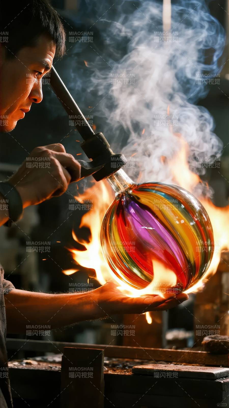玻璃吹制艺术图片