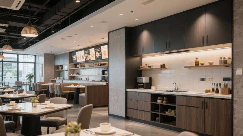 现代厨房餐厅空间图片