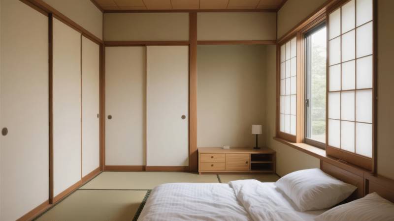 日式简约卧室图片