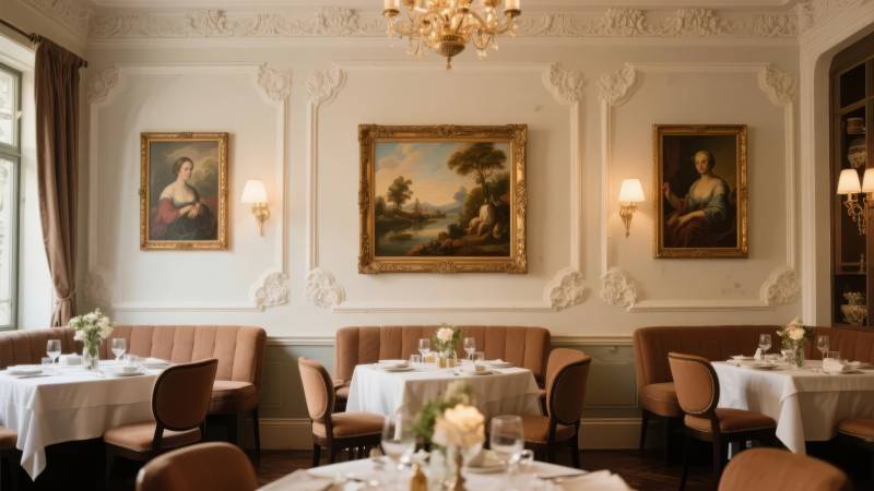 典雅餐厅 艺术氛围图片