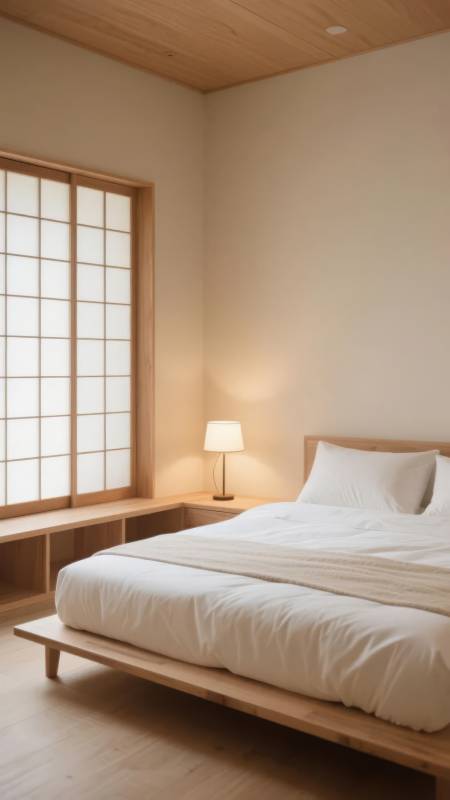 日式简约卧室图片