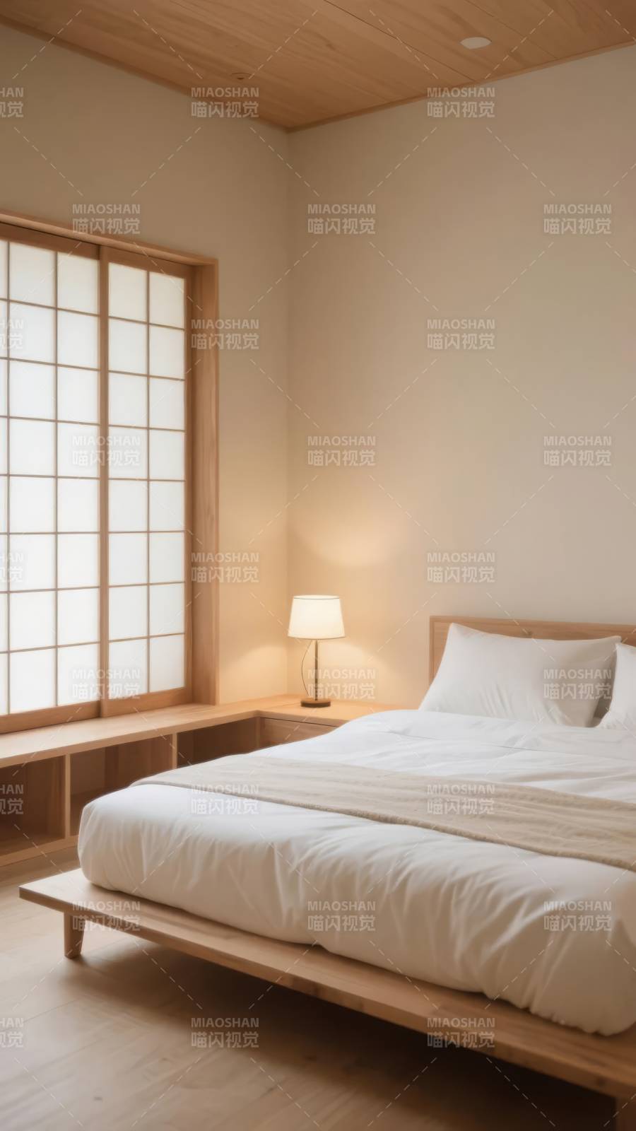 日式简约卧室图片