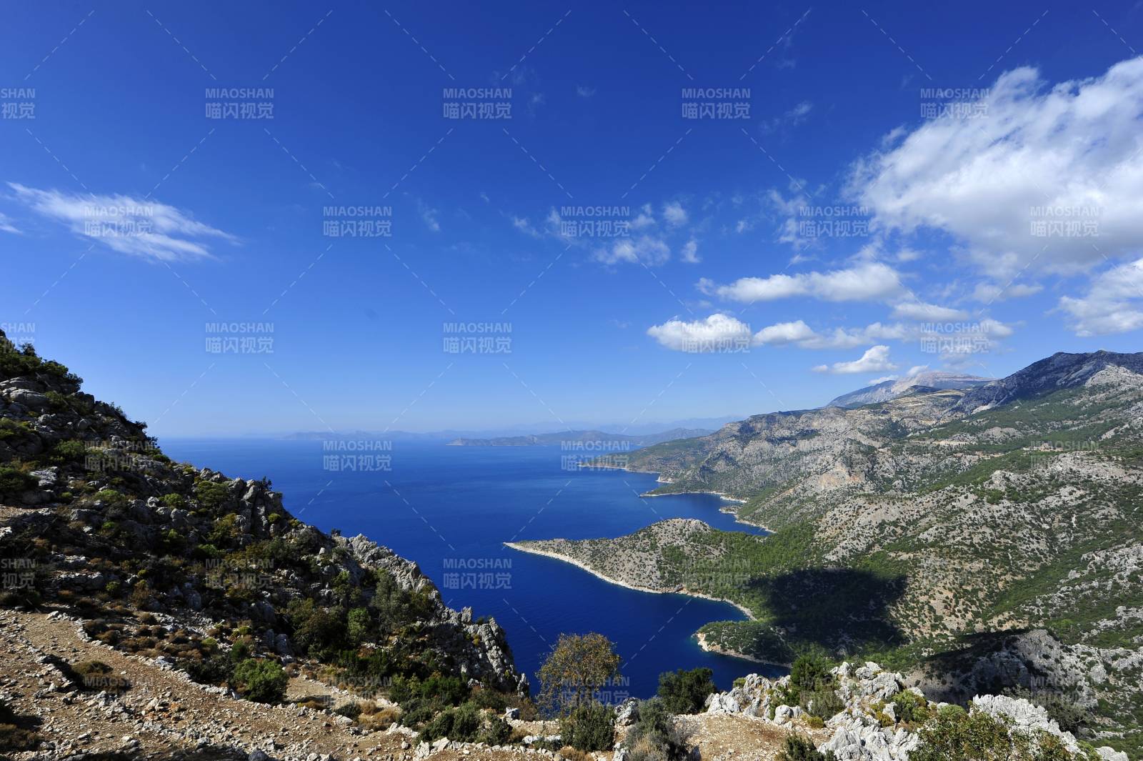 土耳其山海相映美景图片