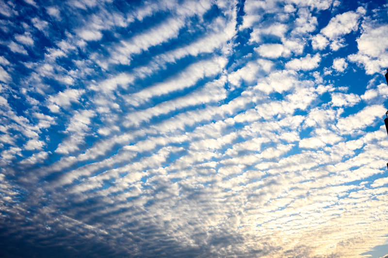 蓝天白云阳光明媚晴朗天空白云朵朵图片