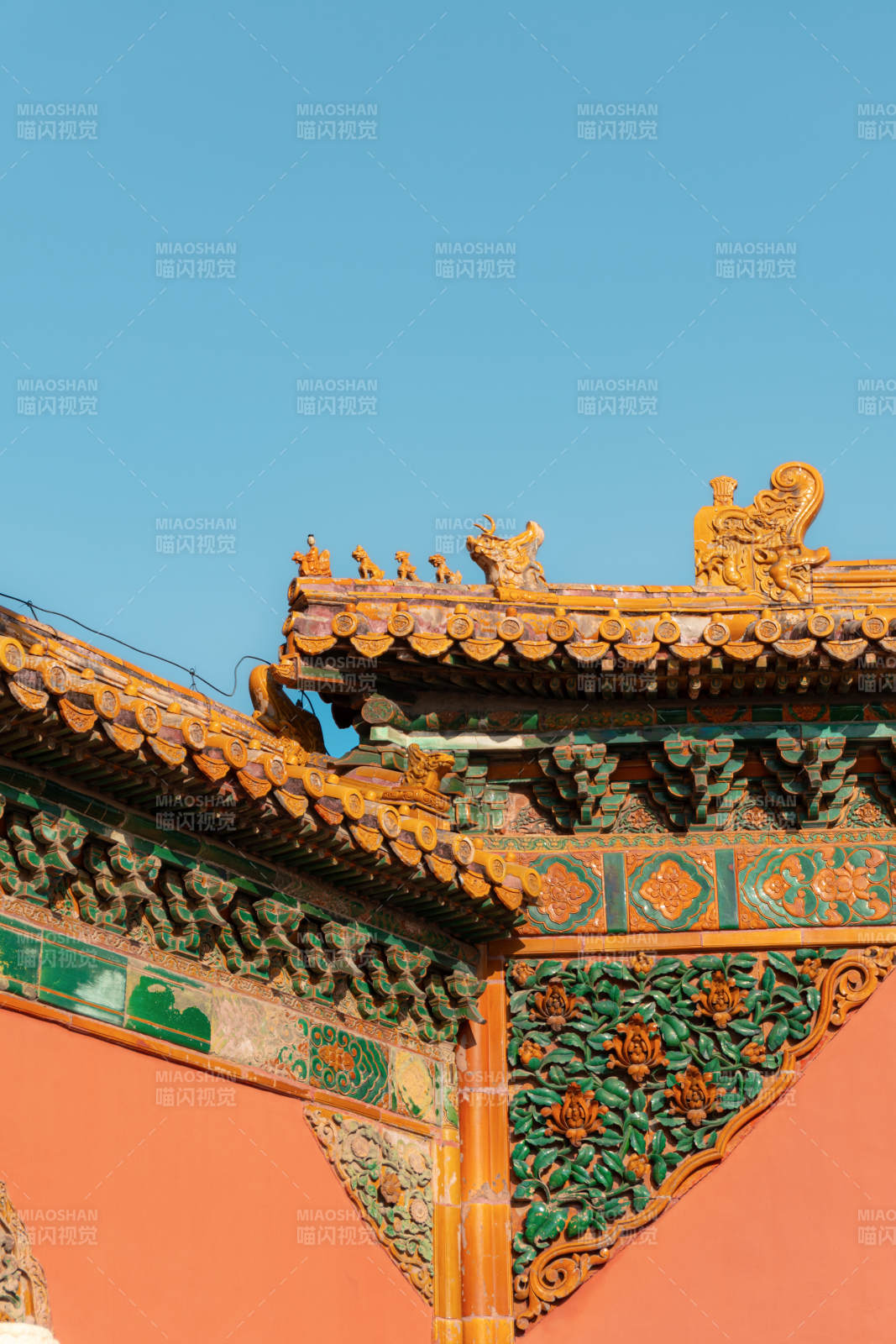 故宫屋檐细节图片