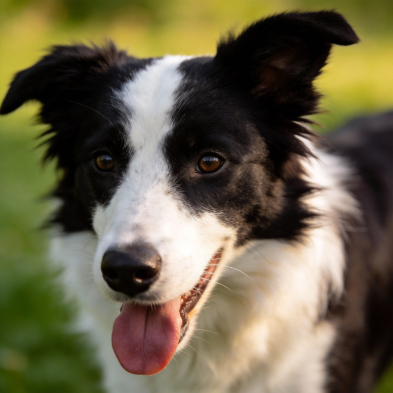 边境牧羊犬微笑图片