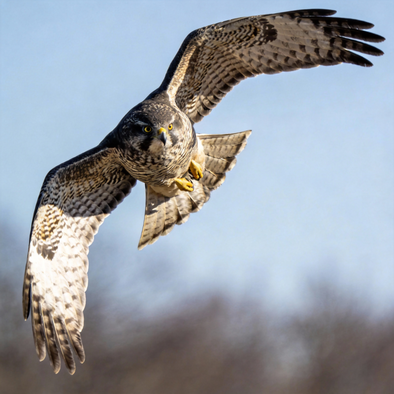 翱翔的猛禽图片