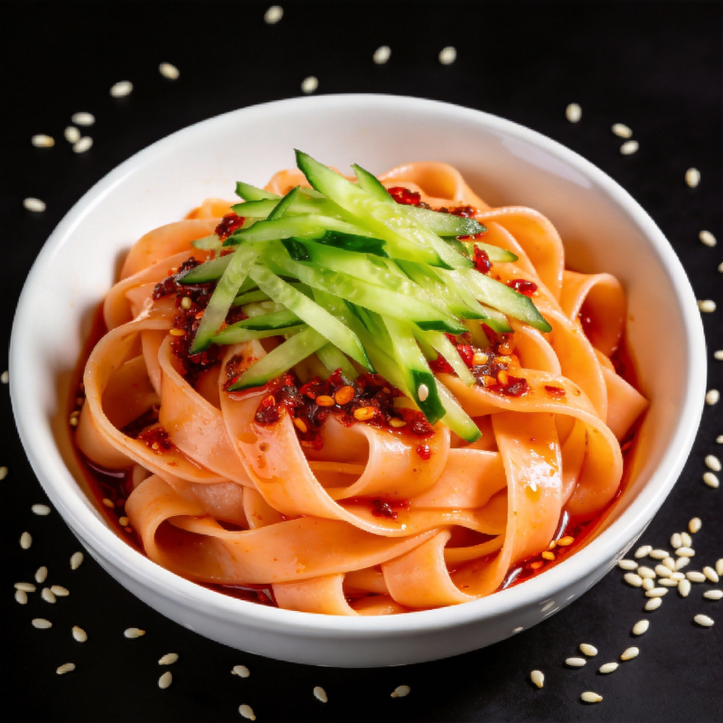 凉拌宽粉配黄瓜图片