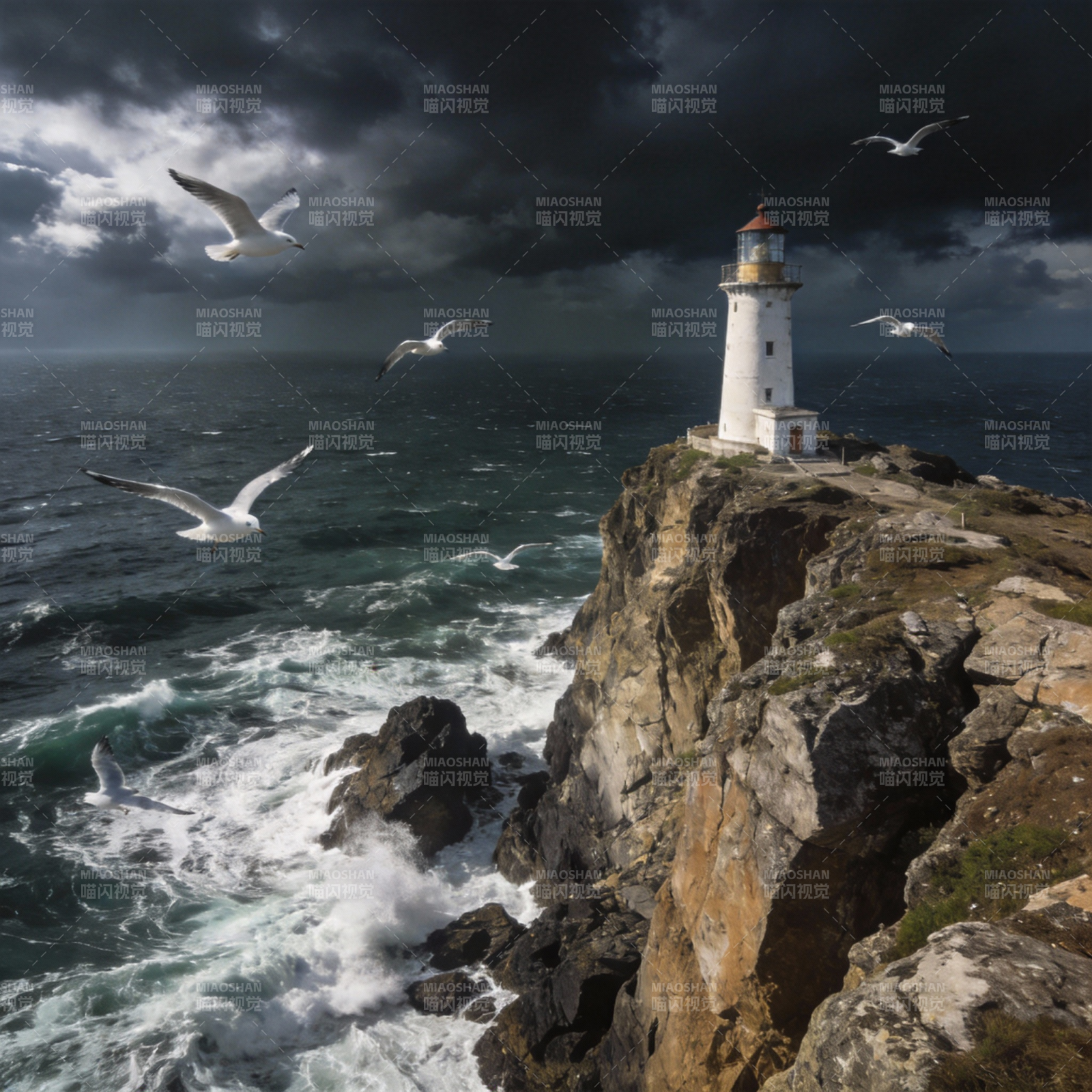 灯塔守望风暴海图片