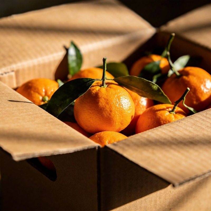橙香满箱图片