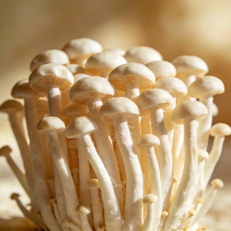 金针菇簇拥生长图片