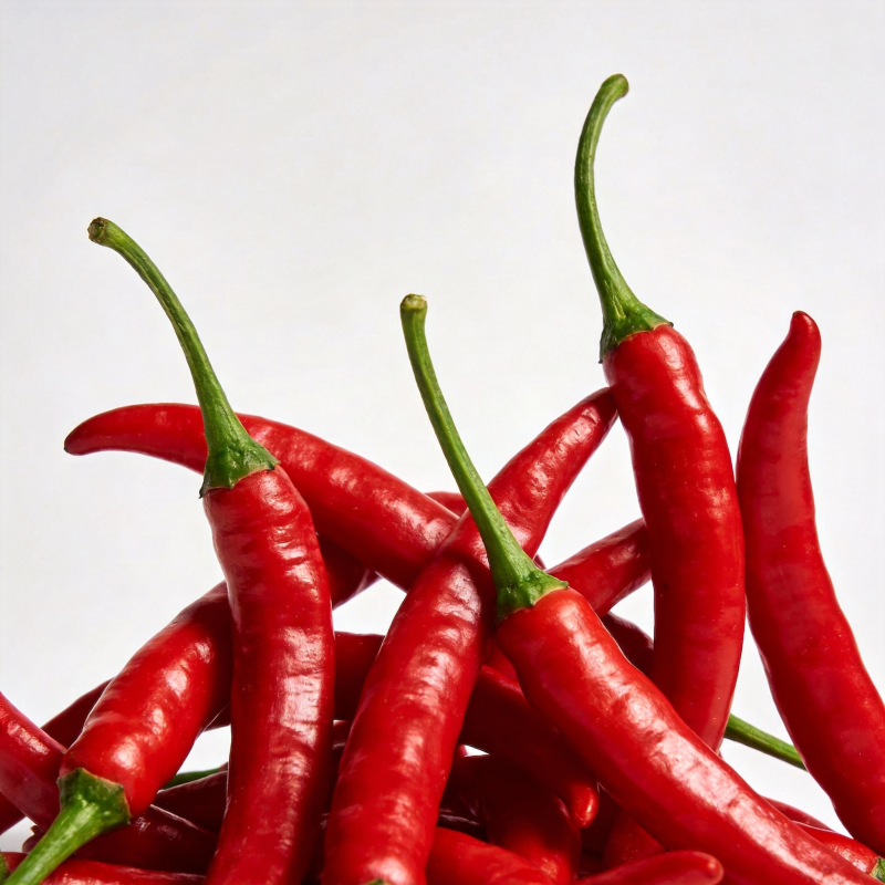鲜红辣椒堆叠图片