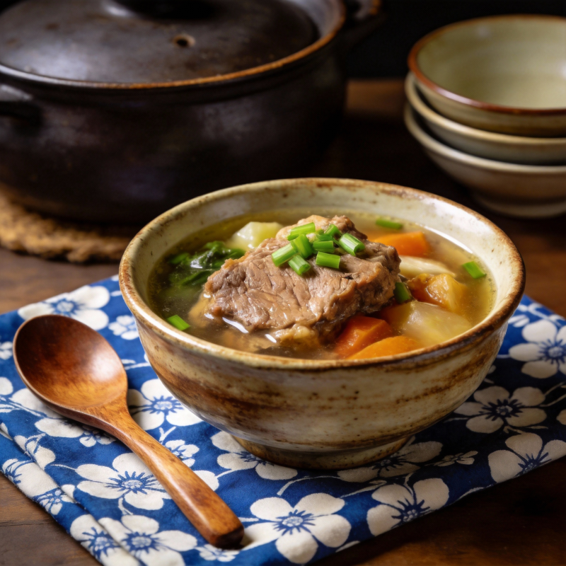 暖心牛肉汤图片